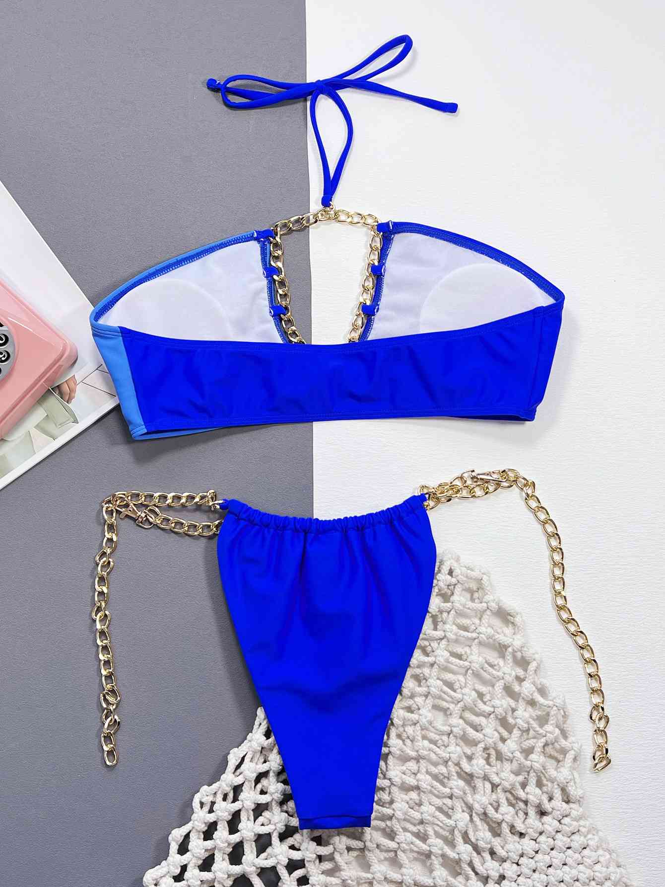 Bling Blue Bikini Set